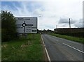 London Road (A5151) approaching roundabout in Whitford Community