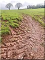 Muddy track in LD3 9NA