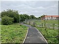 Path through new housing development in Ryton in NE40 3LN