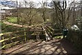 Footbridge over Bentley Brook in DE4 5PX