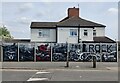 Street art on Hall Lane in Coalville in LE67 4RN