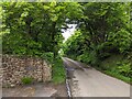 Lane passing Cory Lodge entrance in EX23 9ST