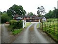 Rural houses beside the footptah in SY5 8EG