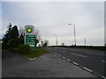 Chesterfield Road (A61) - View towards Shirland from the BP Garage in DE55 6AW
