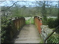 Footbridge over Midford brook in BA2 7HB
