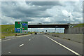A5 approaching M1 junction 11A in LU5 5PX