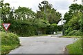 Barton Mills: Newmarket Road crossroads in IP28 6BF