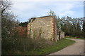 Derelict Oast House on Old Church Lane, East Peckham, Kent in TN12 5NE