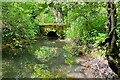 Stone bridge over Wharf Stream in OX29 4LF