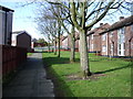 Footpath at the rear of Browsholme Avenue, Burnley in BB10 4LZ