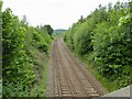 Railway towards Brinnington in SK5 6YN
