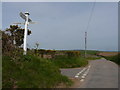The easterly crossroad on the triad at Beara Down in EX31 4EF