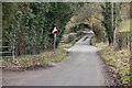 Steep hill ahead, Chapel Lane in KT23 4QD
