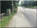Old Guide Stone in Bickland Water Road, Mongleath in TR11 2WU