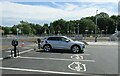 Electric vehicle being charged in KY8 2AU