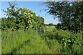 Gate on the footpath to City Farm in OX29 4EQ
