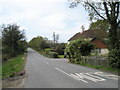 Looking down the long straight road to Elsted in GU29 0JT
