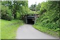 Tunnel under railway in KY1 4DR