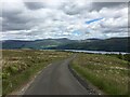 Road descending from Ben Lawers in FK21 8TY