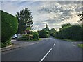 Approaching the junction of Binscombe and The Avenue in GU3 1JF