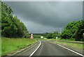 Storm clouds over the A390 in TR2 4AU