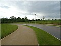 Cycle path on new housing development in CW12 2GX