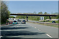 Rail Bridge over the M57 near to Aintree in L10 8LQ