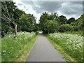 Route of the former Deeside railway at Garthdee in AB15 7PX