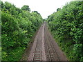 Railway line East of Aberdour in KY3 0RP