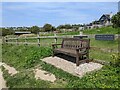 Bench next to the South West Coast path in TR20 9NJ