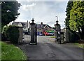 Gates at Broomleys Cemetery in Coalville in LE67 4RN