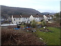 View from a charter train - Houses on Rheola Avenue, Resolven in SA11 4HW