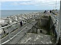 Sea defences, Penrhyn Bay in LL28 4LB