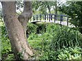 Footbridge over the River Thaw in CF71 7JA