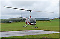 Hover-taxiing Helicopter in IV30 8SW