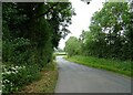 Minor road towards the A525 in SY13 4EA
