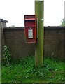 Elizabeth II postbox on Dodd's Green Lane in CW5 8DE