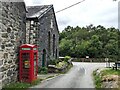 Phone box and chapel in Nantmor village in LL55 4YH