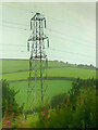 Pylon in a field near Pennington in LA12 7NY