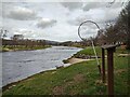Fishing position by the River Spey, Charlestown of Aberlour, Banffshire in AB38 9QF