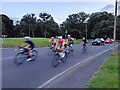 Cyclists on the Epping Road in EN9 3SX