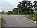 Lane crossroads near North Barrow in BA22 7LY