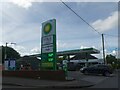 BP filling station on A31, Four Marks in GU34 5TH