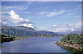 Inner lagoon near Porthmadog, Gwynedd taken 1964 in LL49 9BU