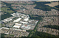 Stevenage from the air in SG1 4GD