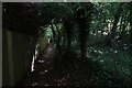 Path beside the quarry in TN15 0DJ