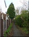 Footpath - Alwoodley Lane in LS17 7PD