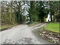 Farm access & footpath route in SP11 6AR