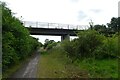 Bridge over the cycle path in LS22 4ZB