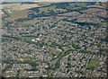 Stevenage from the air in SG2 0EQ